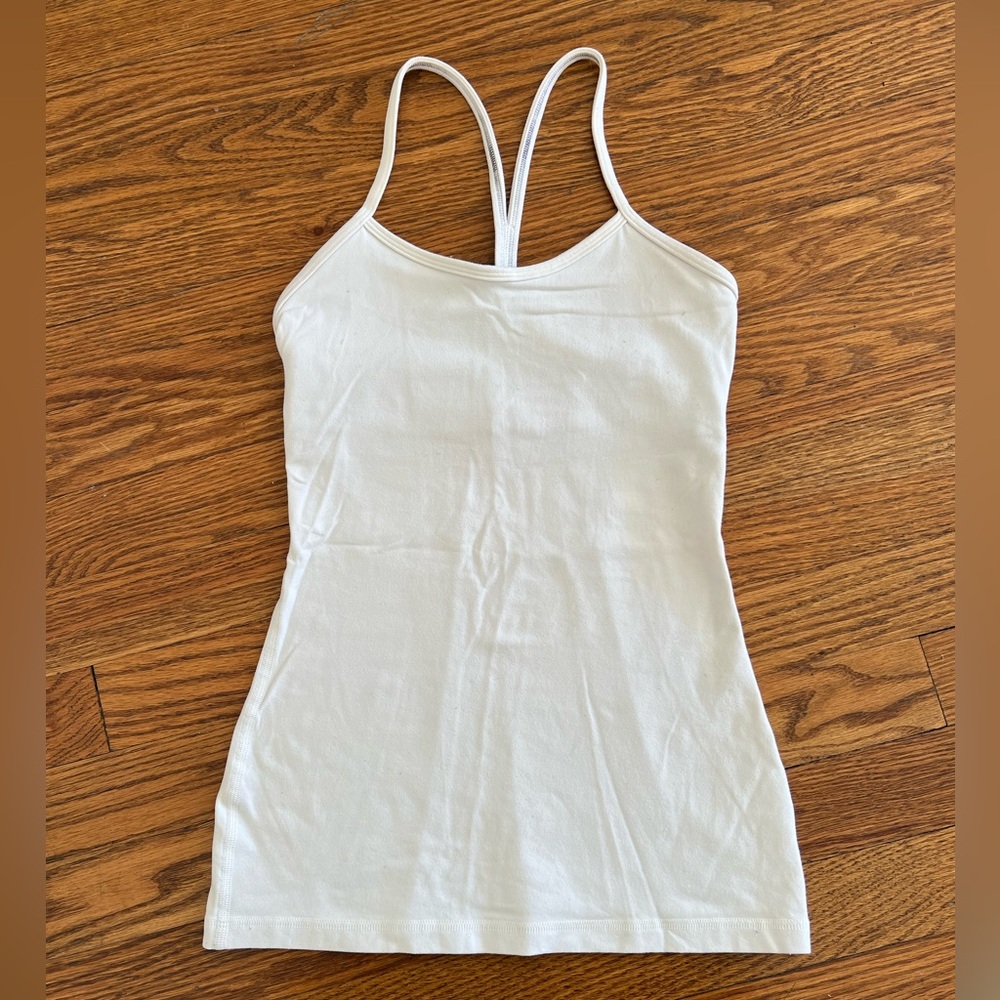 White Lululemon Tank Top